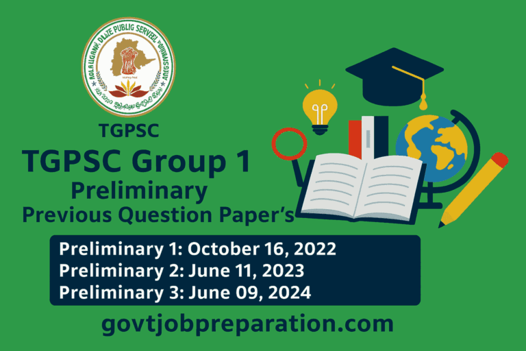 Tgpsc group 1 preliminary