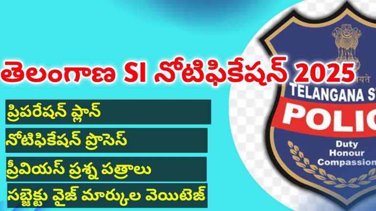 Telangana SI Preparation Plan