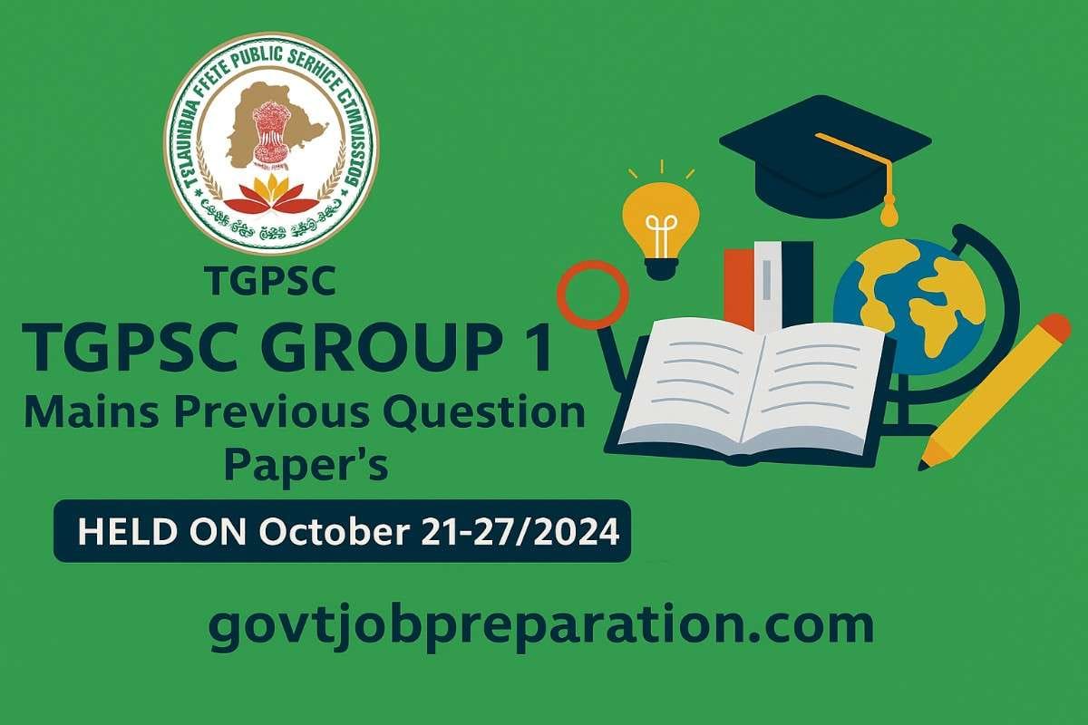 Tgpsc group 1 mains