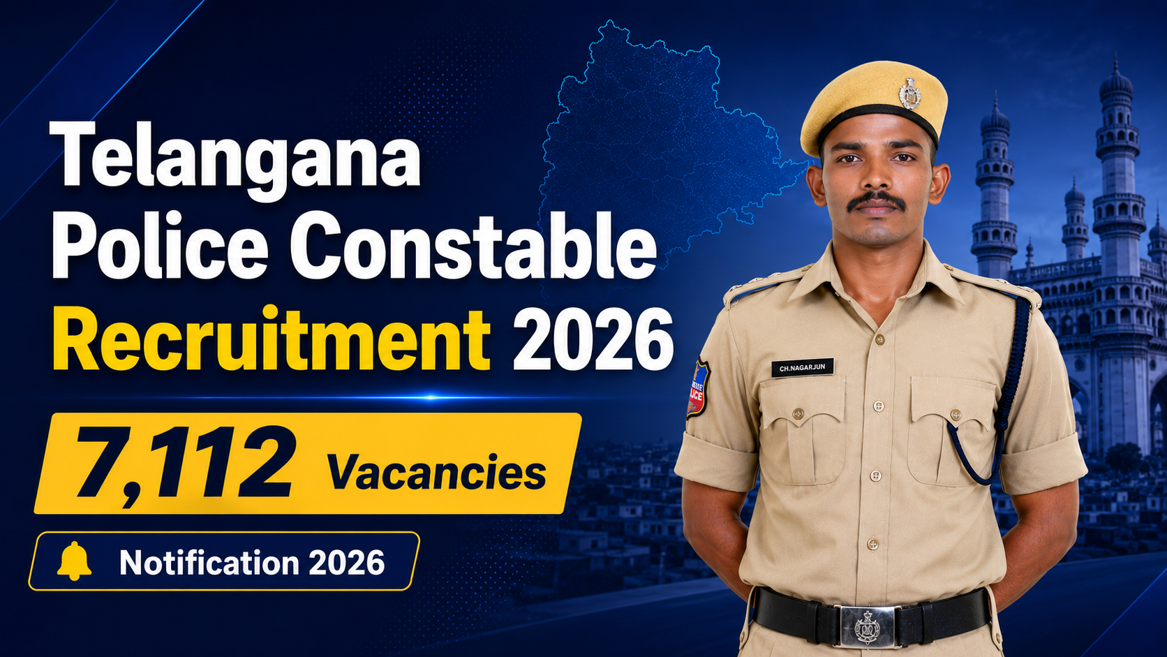 Telangana Police Constable Recruitment 2026 – Eligibility, Age Limit, Selection Process