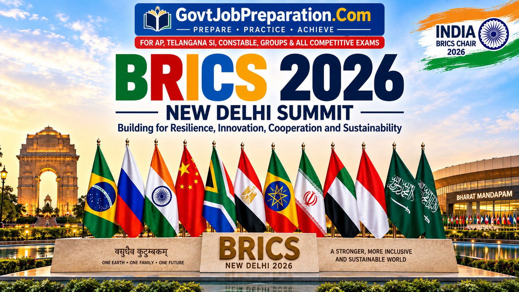 BRICS Summit 2026: 18వ BRICS శిఖరాగ్ర సమావేశం – పూర్తి సమాచారం